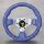 Interieur Lenkrad ohne Airbag Raid hp Sport Aluline PU blau, Speiche Alu 280 mm 044287