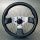 Interieur Lenkrad ohne Airbag Raid Dino Formel Aluline Leder schwarz, Speiche Alu 320 mm 107632