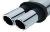 Auspuff Skoda Fabia Fabia Sebring 2x76 Endschalldaempfer/Edelstahl 077445-4S