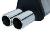 Auspuff Mitsubishi Carisma Carisma Sebring 2x76 Endschalldaempfer/Edelstahl 995540-4