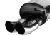 Auspuff Mazda 121 121 Bastuck 2x76 DTM Endschalldaempfer/Edelstahl FDFi-76DTMESD