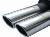 Auspuff Mercedes 190 Typ W201 190 Typ W201 NOVUS 2 x 76 mm SR-Design Endschalldaempfer/Stahl A2012E76SR