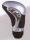 Interieur Schaltknauf spezial Opel Victor Tecnico alu/schwarz/chrom Aluminium, Leder, Chrom 1.113.0059