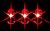 Interieur Beleuchtung Alfatec LED rot Power LED, 10 Stueck im Set, rot B22