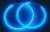 Interieur Beleuchtung Alfatec Neonlight blau Neon Leucht-Ring, blau, mit Sound Control NR12B