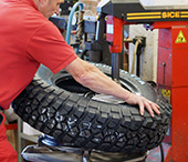 Reifenmontage in der Fachwerkstatt von MD-Tuning